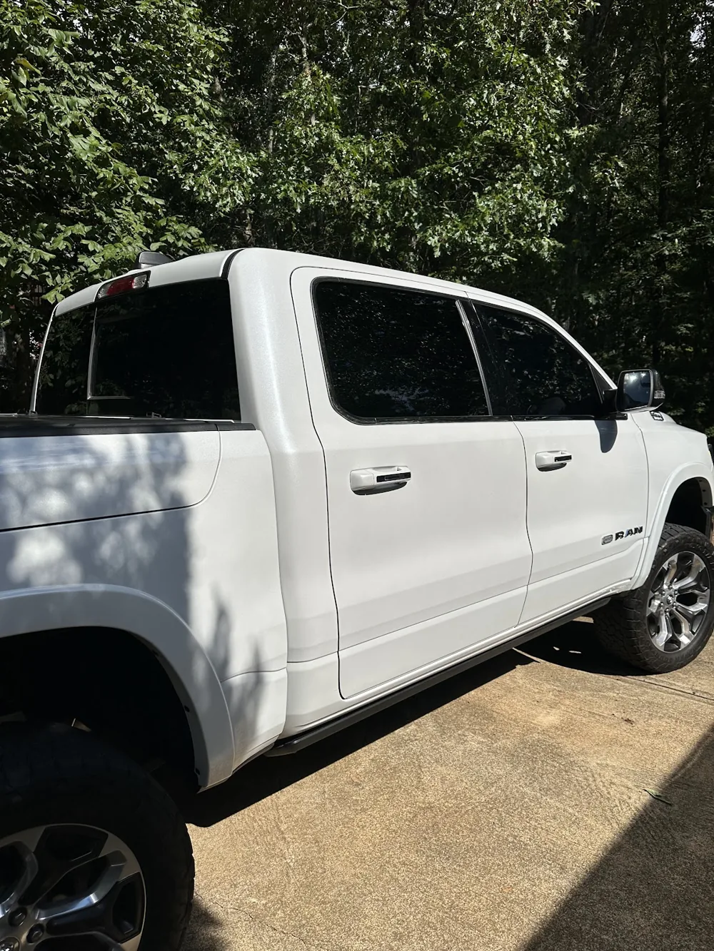Tint install work at at Nightshade Tinting